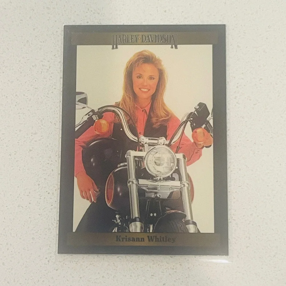 1992 Harley-Davidson Series 2 Krisann Whitley Card 180 Ms Harley-Davidson 1989